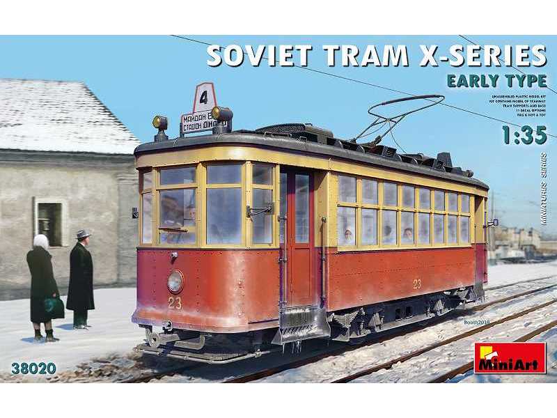 Sowiecki tramwaj, seria X, typ wczesny - zdjęcie 1 Sowiecki tramwaj, seria X, typ wczesny - zdjęcie 1