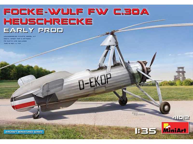 Wiatrakowiec Focke-wulf Fw C.30a Heuschrecke - wczesna produkcja - zdjęcie 1 Wiatrakowiec Focke-wulf Fw C.30a Heuschrecke - wczesna produkcja - zdjęcie 1