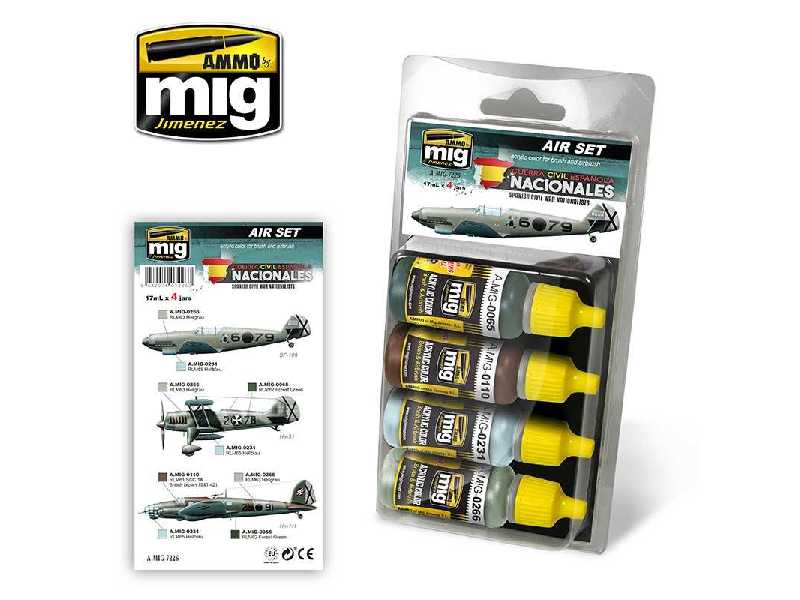 Spanish Civil War - Nationalists AircRAFts Set - zdjęcie 1 Spanish Civil War - Nationalists AircRAFts Set - zdjęcie 1