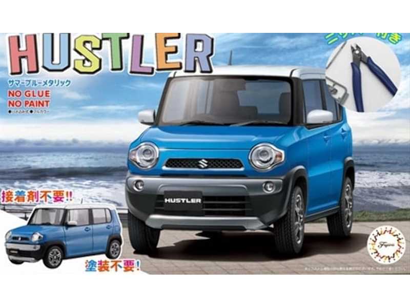 Suzuki Hustler (Summer Blue Metallic) (W/Side Cutter) - zdjęcie 1 Suzuki Hustler (Summer Blue Metallic) (W/Side Cutter) - zdjęcie 1