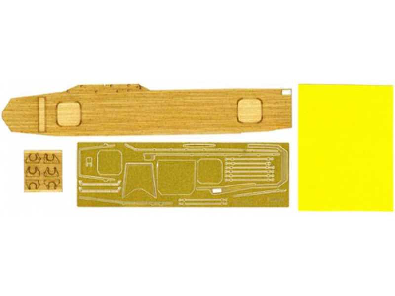 Wood Deck Seal For IJN Aircraft Carrier Hiyo W/2 Pieces 25mm - zdjęcie 1 Wood Deck Seal For IJN Aircraft Carrier Hiyo W/2 Pieces 25mm - zdjęcie 1