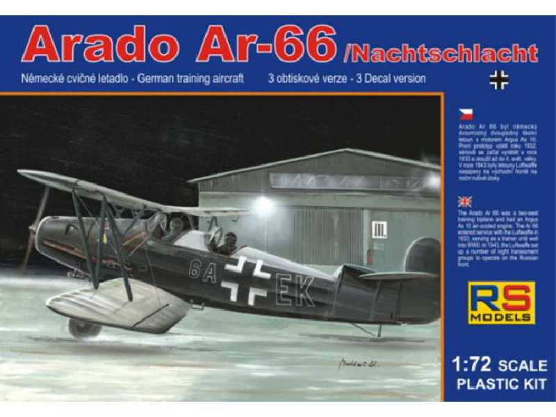 Arado Ar 66 Nachtschlacht - samolot treningowy - zdjęcie 1 Arado Ar 66 Nachtschlacht - samolot treningowy - zdjęcie 1
