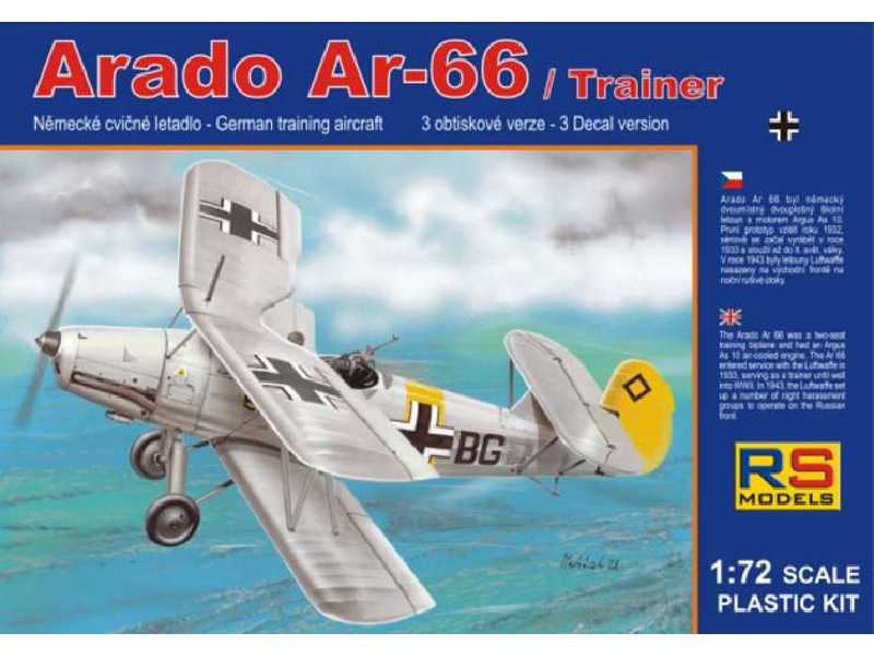 Arado Ar 66 - samolot treningowy Luftwaffe - zdjęcie 1 Arado Ar 66 - samolot treningowy Luftwaffe - zdjęcie 1