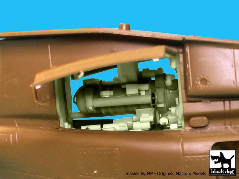 Oh-58 D Kiowa Engine For Italeri - zdjęcie 1 Oh-58 D Kiowa Engine For Italeri - zdjęcie 1