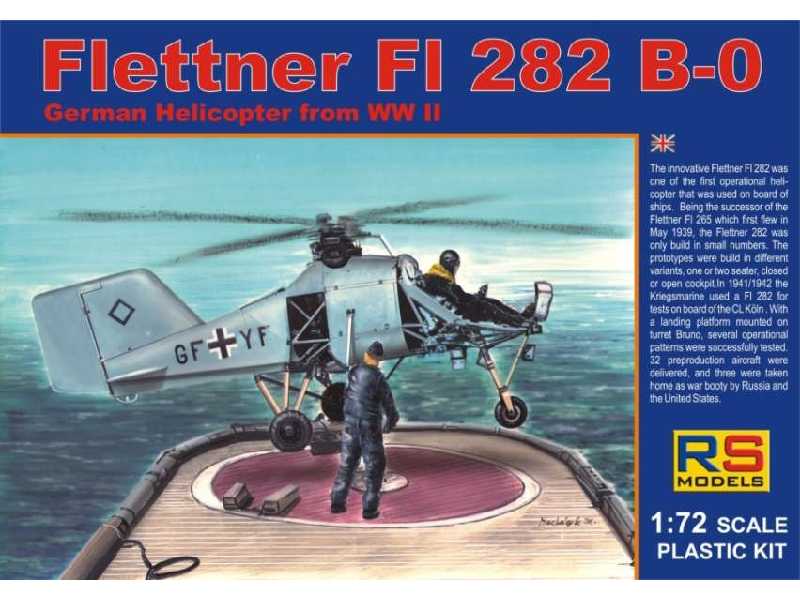Flettner 282 B-0 - niemiecki śmigłowiec IIW.Ś. - zdjęcie 1 Flettner 282 B-0 - niemiecki śmigłowiec IIW.Ś. - zdjęcie 1