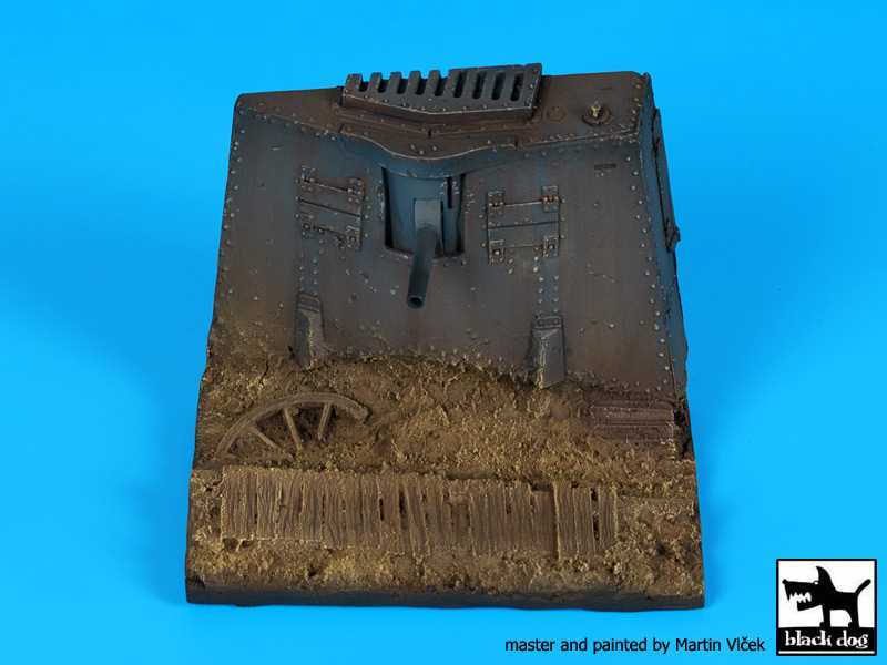 German A7v WW Ii Base (90x70mm) - zdjęcie 1 German A7v WW Ii Base (90x70mm) - zdjęcie 1