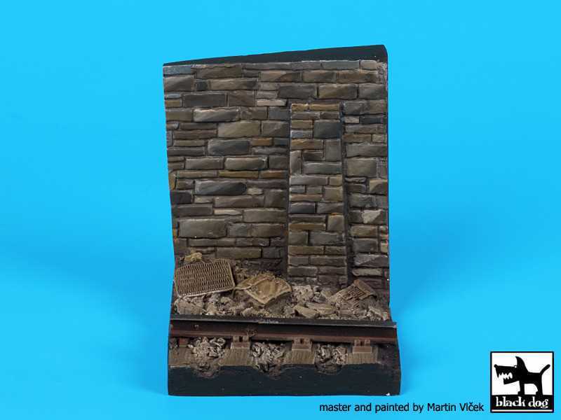 Wall With Rail Base (55x55 mm) - zdjęcie 1
