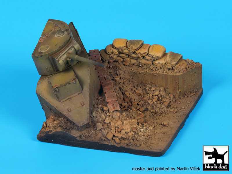 Destroyed Bt-7 Base (100x90 mm) - zdjęcie 1 Destroyed Bt-7 Base (100x90 mm) - zdjęcie 1