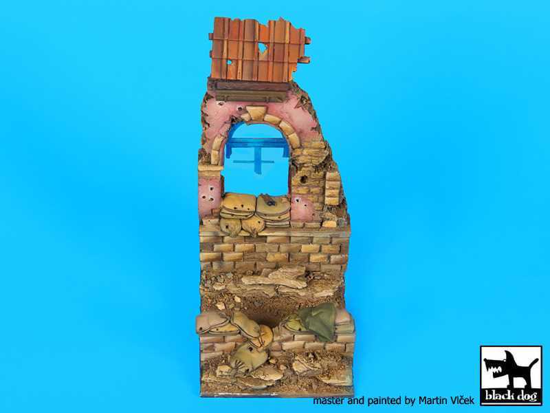 House Ruin Italy 1944 Base (75x75 mm) - zdjęcie 1 House Ruin Italy 1944 Base (75x75 mm) - zdjęcie 1
