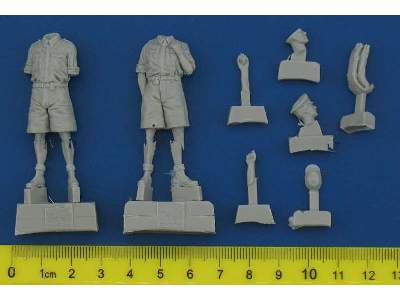 German Luftwaffe Pilots Africa 1940-1945 Set - zdjęcie 2