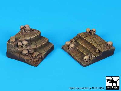 Stairs With Skulls For 75 mm Figures (50x50/55x55 mm) - zdjęcie 1