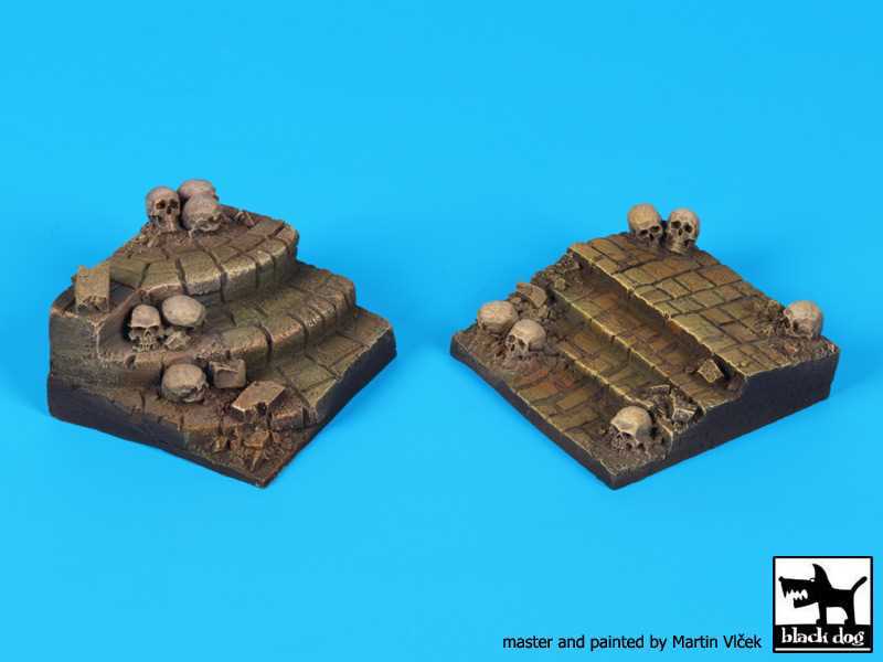 Stairs With Skulls For 75 mm Figures (50x50/55x55 mm) - zdjęcie 1
