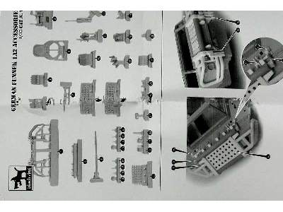 German Fennek 1a2 Accessories Set For Trumpeter - zdjęcie 3