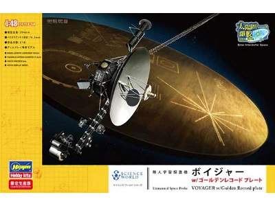 52206 Unmanned Space Probe Voyager W/Golden Record Plate - zdjęcie 1