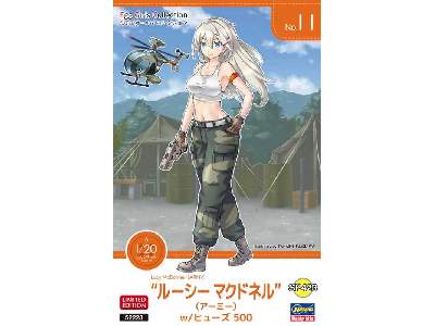 52223 Egg Girls Collection 11 Lucy Mcdonnell (Army) W/Hughes 500 - zdjęcie 1