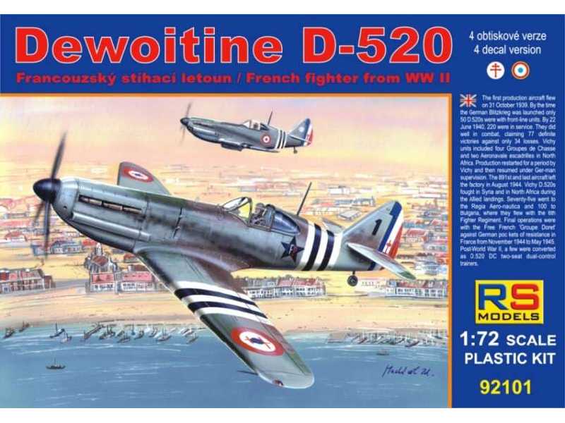 Myśliwiec Dewoitine D-520 - Wolna Francja - zdjęcie 1 Myśliwiec Dewoitine D-520 - Wolna Francja - zdjęcie 1