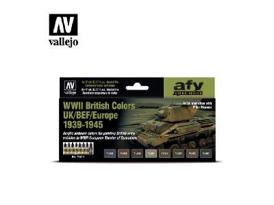 71614 WWii British Colors Uk/Bef/Europe 1939-1945 Set - zdjęcie 1