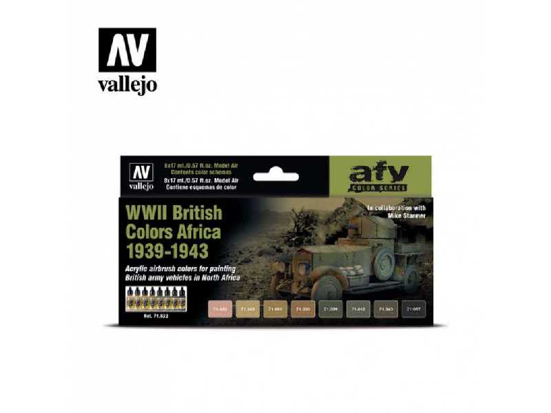 71622 WWii British Colors Africa 1939-1943 Set - zdjęcie 1 71622 WWii British Colors Africa 1939-1943 Set - zdjęcie 1