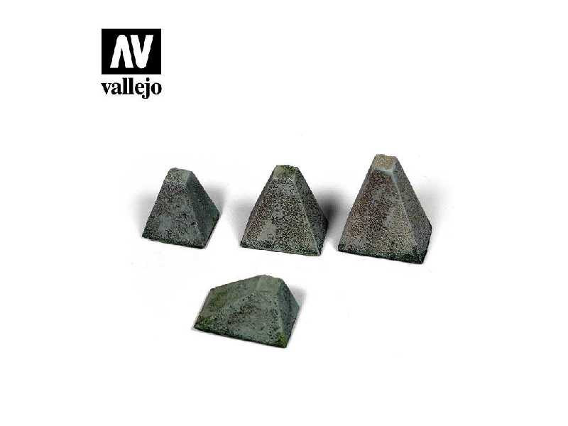 Höckerhindernis “type 38” (Anti-tank Barriers) - zdjęcie 1 Höckerhindernis “type 38” (Anti-tank Barriers) - zdjęcie 1