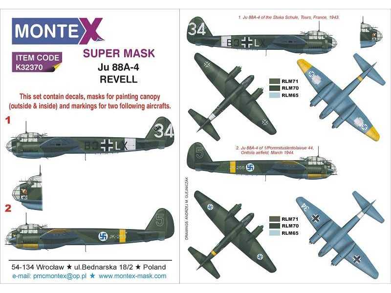Ju 88a-4 Revell - zdjęcie 1 Ju 88a-4 Revell - zdjęcie 1