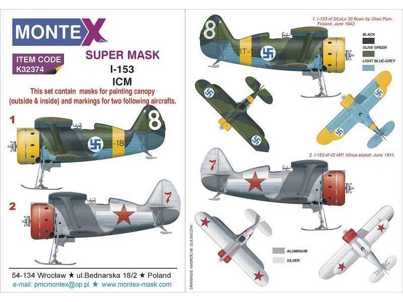 Polikarpov I-153 Icm - zdjęcie 1 Polikarpov I-153 Icm - zdjęcie 1