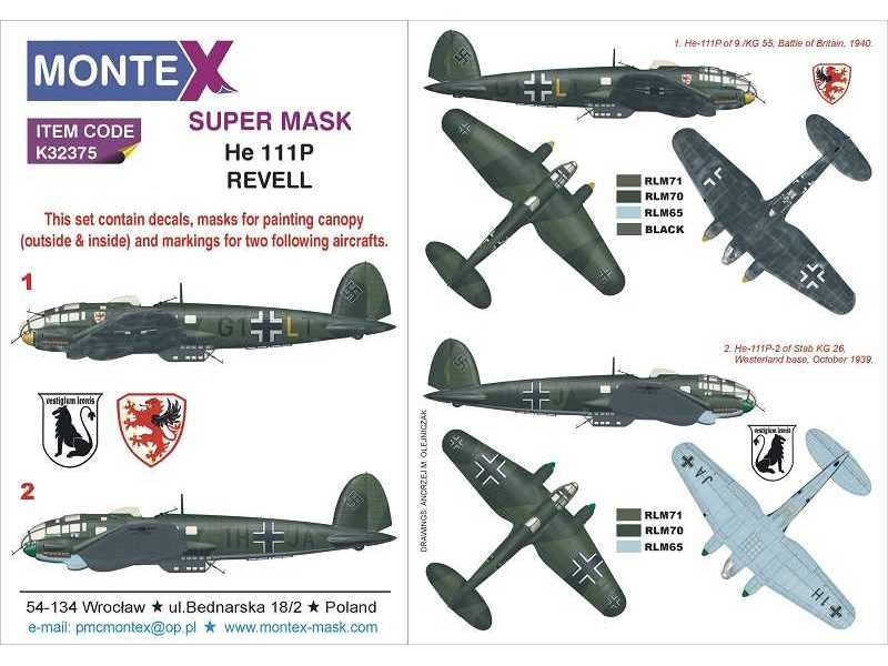 He 111p Revell - zdjęcie 1 He 111p Revell - zdjęcie 1