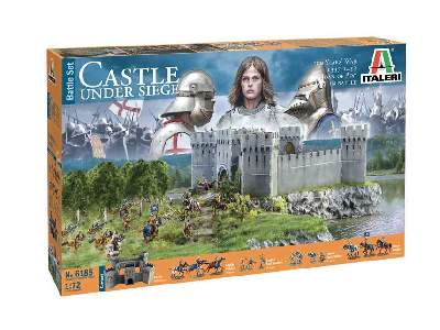 Oblężenie zamku - Wojna stuletnia - 1337 - 1453 - zestaw - zdjęcie 2