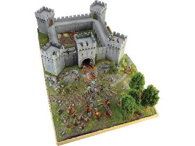 Oblężenie zamku - Wojna stuletnia - 1337 - 1453 - zestaw - zdjęcie 6