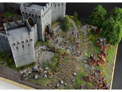 Oblężenie zamku - Wojna stuletnia - 1337 - 1453 - zestaw - zdjęcie 17