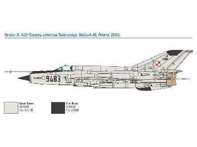 MiG-21 Bis Fishbed - polskie oznaczenia - zdjęcie 5