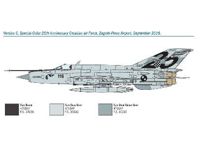 MiG-21 Bis Fishbed - polskie oznaczenia - zdjęcie 6