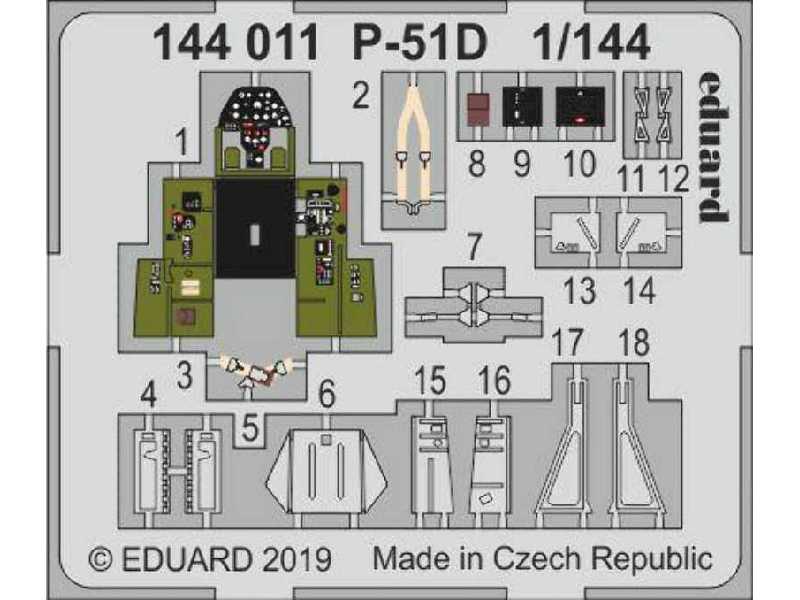 P-51D 1/144 - Eduard - zdjęcie 1 P-51D 1/144 - Eduard - zdjęcie 1
