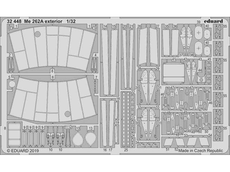 Me 262A exterior 1/32 - zdjęcie 1 Me 262A exterior 1/32 - zdjęcie 1