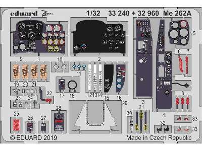 Me 262A interior 1/32 - Revell - zdjęcie 1