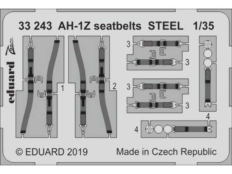 AH-1Z seatbelts STEEL 1/35 - zdjęcie 1