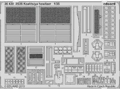 2S35 Koalitsiya howitzer 1/35 - Zvezda - zdjęcie 1