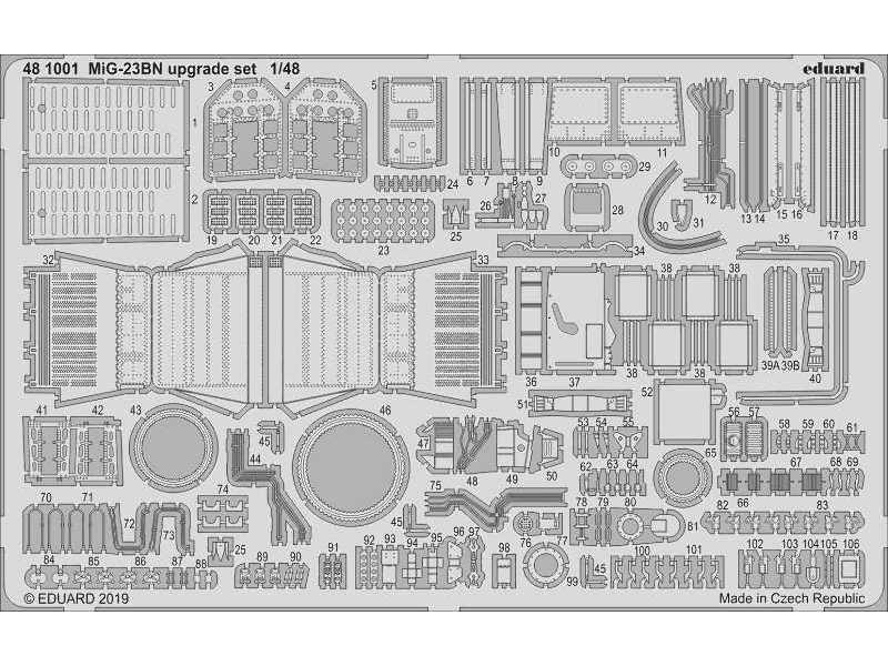 MiG-23BN upgrade set 1/48 - zdjęcie 1