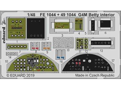 G4M Betty interior 1/48 - zdjęcie 1