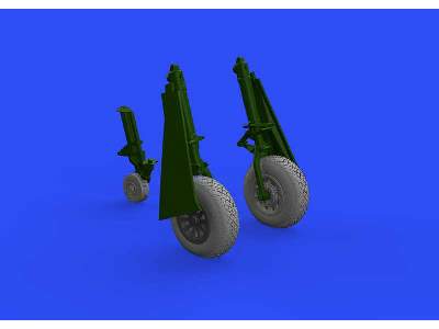 P-51D wheels pointed cross tread 1/48 - Eduard - zdjęcie 2