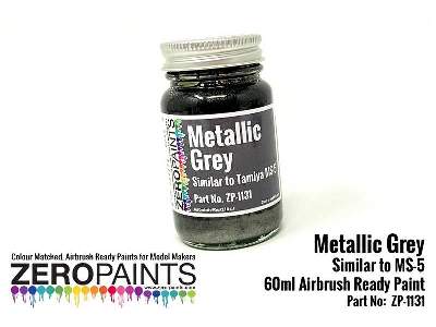 1131 Metallic Grey Paint - Similar To Tamiya Ms-5 - zdjęcie 1