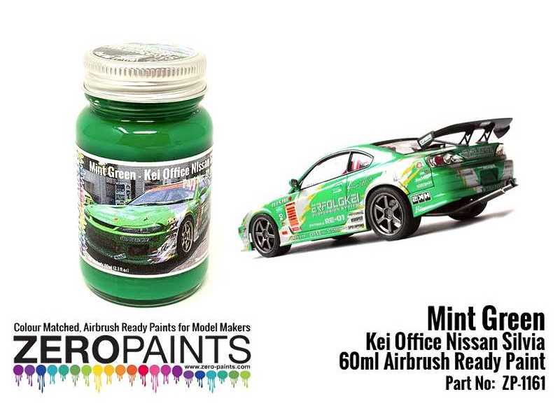 1161 Green Paint For Kei Office S15 Silvia - zdjęcie 1 1161 Green Paint For Kei Office S15 Silvia - zdjęcie 1