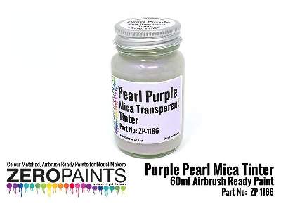 1166 Pearl Purple Mica Transparent Tinter - zdjęcie 1