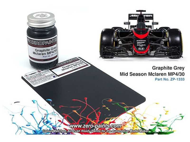 1333 Mclaren Mp4/30 Graphite Grey Mid Season - zdjęcie 1 1333 Mclaren Mp4/30 Graphite Grey Mid Season - zdjęcie 1