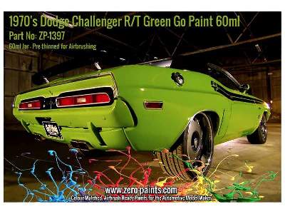 1397 1970's Dodge Challenger R/T Green Go - zdjęcie 4