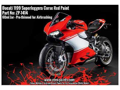 1414 Ducati 1199 Superleggera Corsa Red - zdjęcie 3