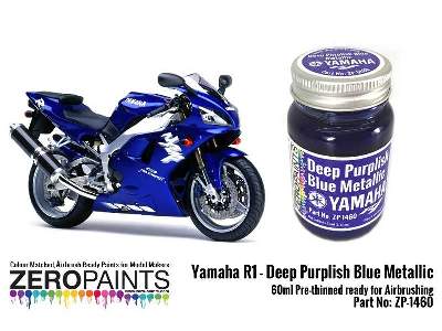 1460 Yamaha R1-r6 Deep Purplish Blue Metallic - zdjęcie 1