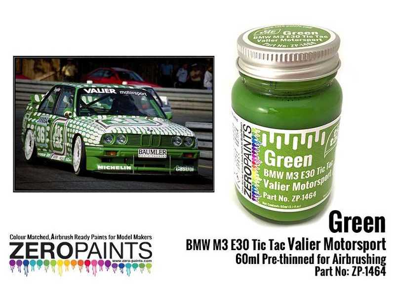 1464 Green Bmw M3 E30 Tic Tac Valier Motorsport - zdjęcie 1 1464 Green Bmw M3 E30 Tic Tac Valier Motorsport - zdjęcie 1