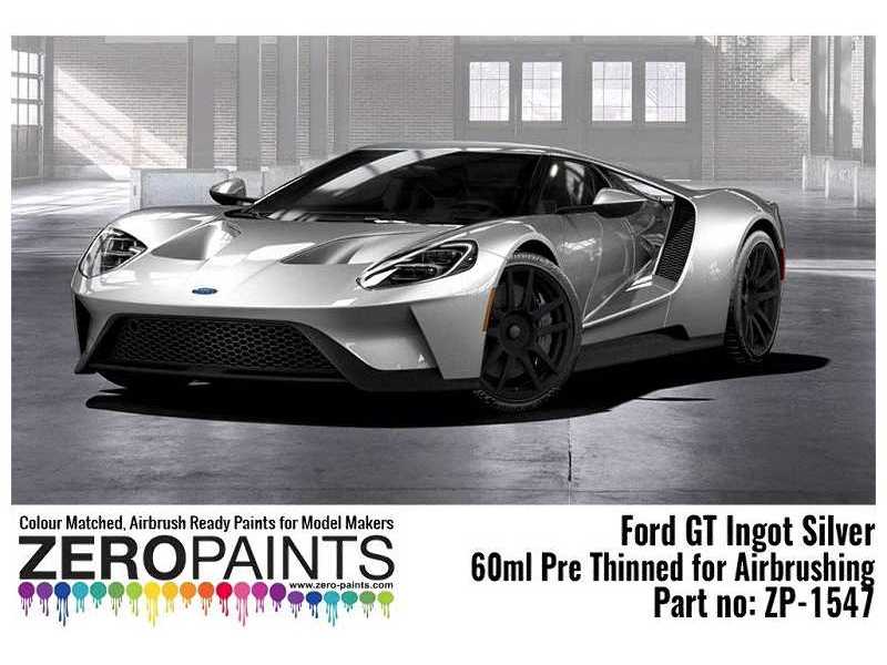1547 Ford Gt Ingot Silver - zdjęcie 1 1547 Ford Gt Ingot Silver - zdjęcie 1