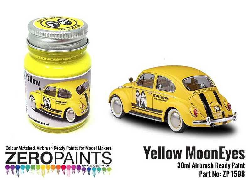 1598 Mooneyes (Moon) Yellow - zdjęcie 1 1598 Mooneyes (Moon) Yellow - zdjęcie 1