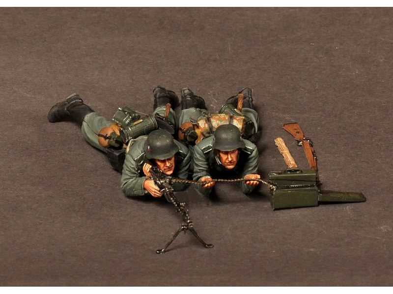 German Machine Gunner Mg 34 Team.1939-42 2 Figures - zdjęcie 1